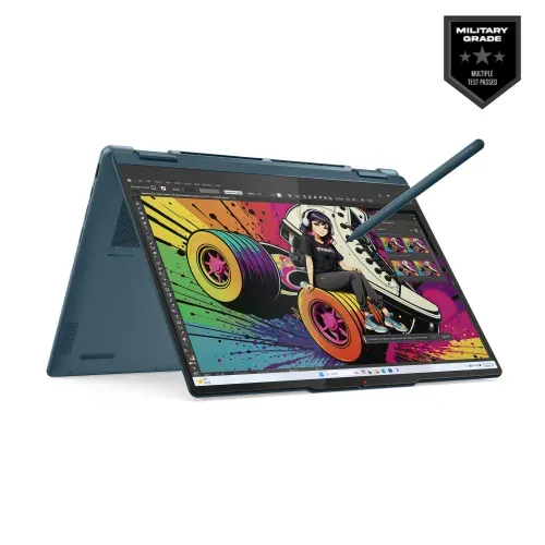 Lenovo Yoga 7 2-in-1 14AKP10 Ryzen AI 5 340 14" WUXGA OLED Touch Laptop Tidal Teal